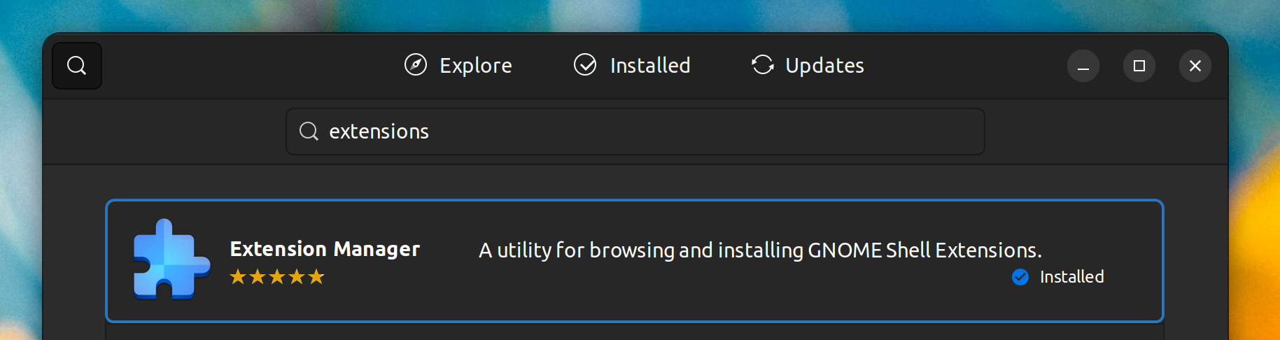 Gnome Extensions